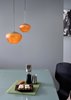 Foto para 8w Cylia Bronze Cylia Pendant Amber BZ FSJ LED