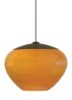 Picture of 50w Cylia Satin Nickel Cylia Pendant Amber SN MRL