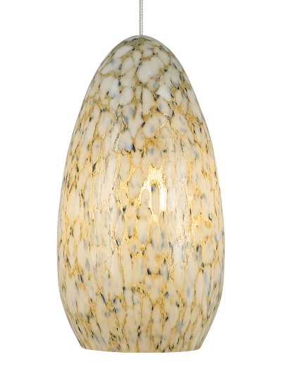 Picture of 35w Banja Satin Nickel Banja Pendant Ivory SN FSJ