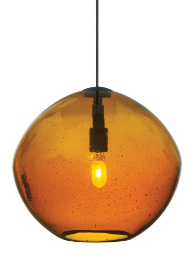 Picture of 35w Mini-Isla Bronze Mini Isla Pendant Amber BZ MRL