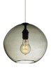 Picture of 60w Isla Satin Nickel Medium Base Isla Pendant NL Smoke SN