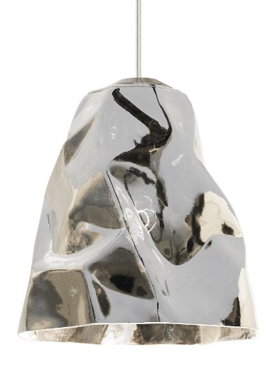 Picture of 60w Zuri Satin Nickel Medium Base Zuri Pendant Silver SN NL