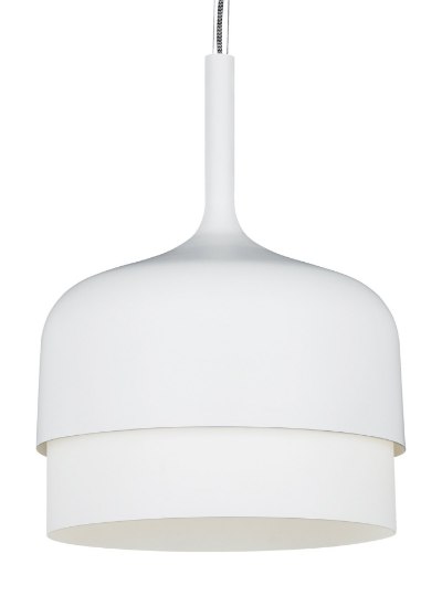 Foto para 100w Mezzo White Medium Base Mezzo Grande Pend OP wh NL