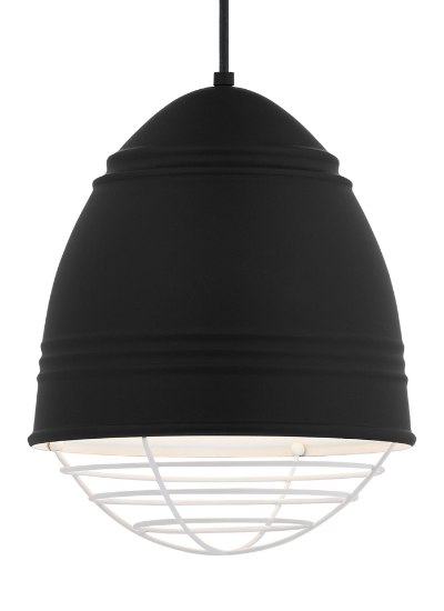 Foto para 75w Loft Medium Base Loft Pendant BL WH NL