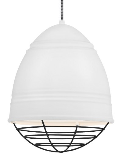 Foto para 75w Loft Medium Base Loft Pendant WH BL NL