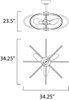 Picture of Solstice LED 8-Light Fan SN