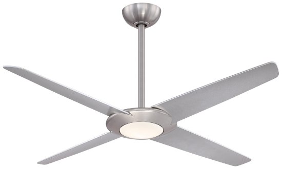 Foto para 20w SW 62" Led Ceiling Fan Brushed Nickel White