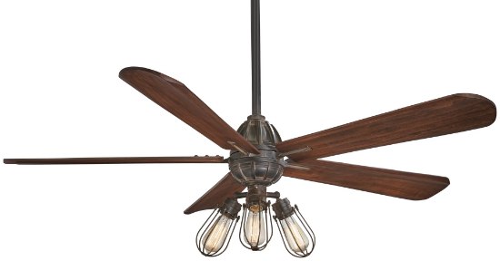 Foto para 33.6w WW 56" Led Ceiling Fan Tarnished Iron