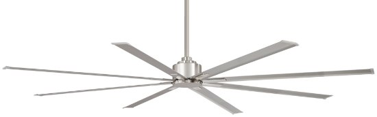 Foto para 44.8w SW 84" Outdoor Ceiling Fan Brushed Nickel Wet