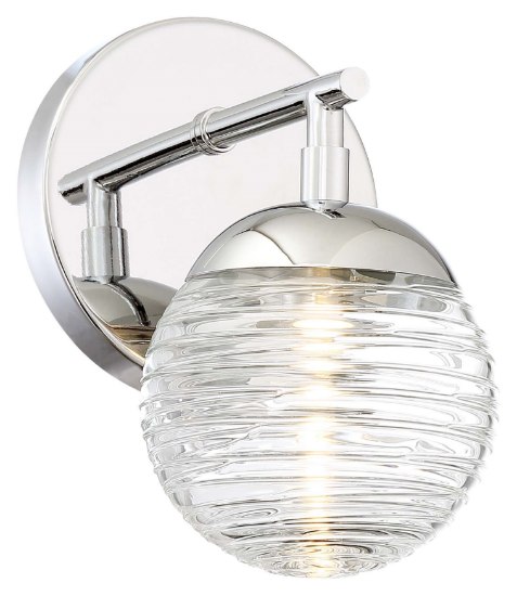 Picture of 8w WW Led Bath Polished Nickel Clear