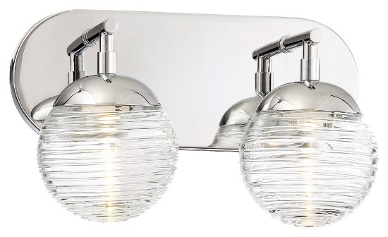 Foto para 8w WW Led Bath Polished Nickel Clear