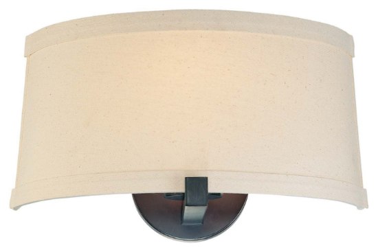 Picture of 100w SW 1 Light Wall Sconce Kinston Bronze Beige Linen