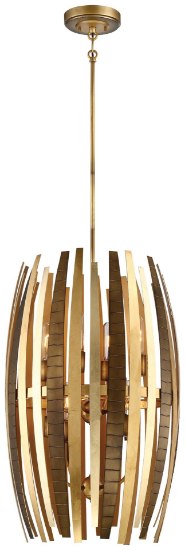 Foto para 60w SW 8 Light Pendant Ardor Gold