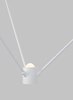 Picture of 17.5w 347lm Candora 30k Aluminum White 90cri Candora 34 Chandelier wh LEDWD