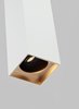 Foto para 15w Exo 30k Metal Shade Gold Haze 90cri TD-Exo Pendant 18IN 48INin 40° WH GD -LED930