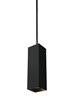 Foto para 15w Exo 30k Metal Shade Black 90cri TD-Exo Pendant 18IN 48INin 60° BK BK -LED930