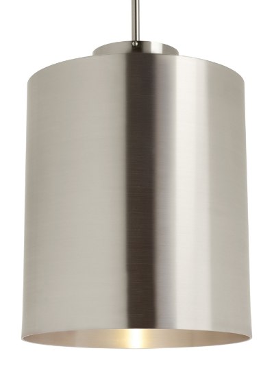 Picture of 48w Hutch 30k Stamped Metal Shade Brushed Aluminum 90cri TD-Hutch Pendant 25° BA -LEDHI930