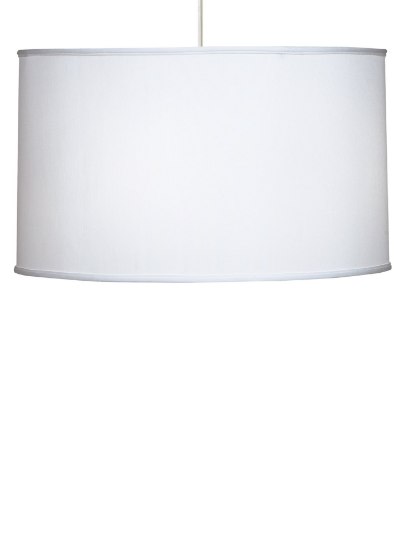 Picture of 400w Lexington Fabric Drum White TD-Lexington white, wh