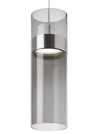 Picture of 15w Manette Satin Nickel/Satin Nickel TD-Manette Grande Pendant TK, CL, ss, -LED