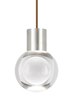 Foto para 15w 290lm Mina 22k Laser Etched Satin Nickel 90cri TD-Mina Pendant 11CLBNsn-LED922