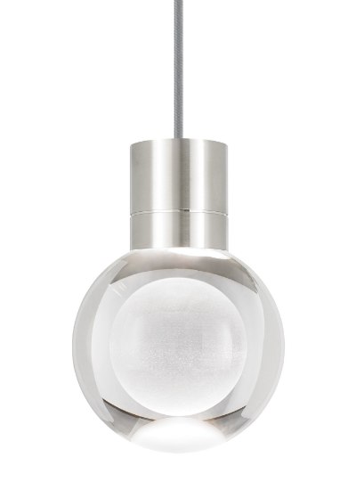 Foto para 15w 290lm Mina 22k Laser Etched Satin Nickel 90cri TD-Mina Pendant 11CLGYsn-LED922