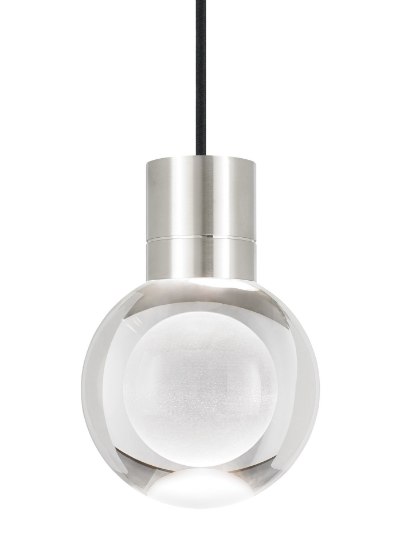 Foto para 15w 290lm Mina 22k Laser Etched Satin Nickel 90cri TD-Mina Pendant 1CLBKsn-LED922