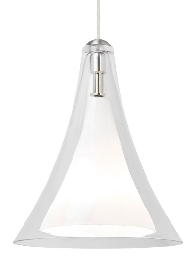 Picture of 40w Melrose Satin Nickel E11 Mini-Candelabra T3 TD-Melrose II Line-Voltage Pendant CLsn