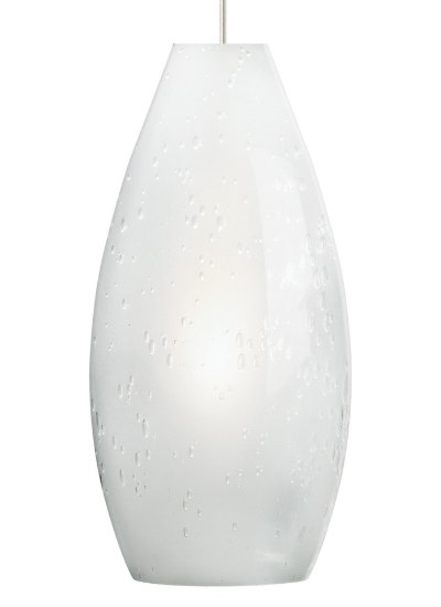 Picture of 9.5w Soda 27k Satin Nickel E26 Medium Base A19 90cri TD-Soda Pendant FR SN -LED927