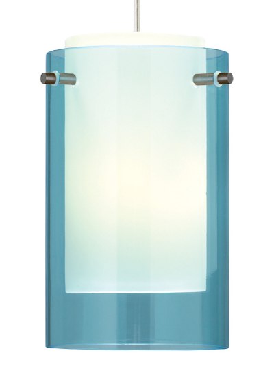 Foto para 75w Echo Satin Nickel TT-Echo Pend lg aqua,sn