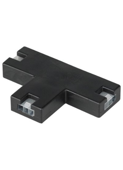 Foto para Unilume Black Unil Slim T Connector BK