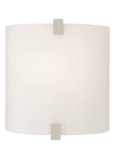 Foto para 10w Essex Satin Nickel WS-Essex Wall Wht Gls, sn-LED