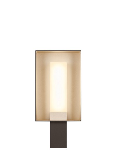 Picture of 6w Refuge 27k Metal & Acrylic Shade Bronze/Gold Haze 90cri Refuge Square Wall SM ZG -LED927