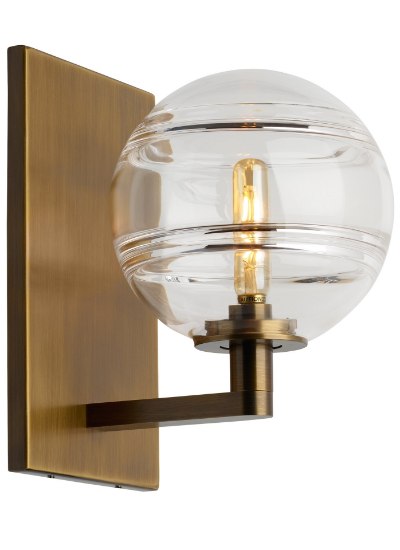 Picture of 3.5w Sedona 27k Aged Brass E12 T6 90cri Sedona Wall SM AB-LED927