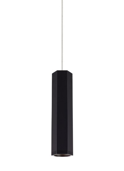 Picture of 50w Blok Matte Black/Satin Nickel FJ-Blok Pendant S BK/SN