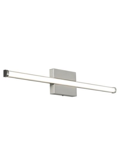 Picture of 8w Rae 24k Satin Nickel 80cri Rae Bath 300lm/ft, 24IN, sn, -LED824, 120v