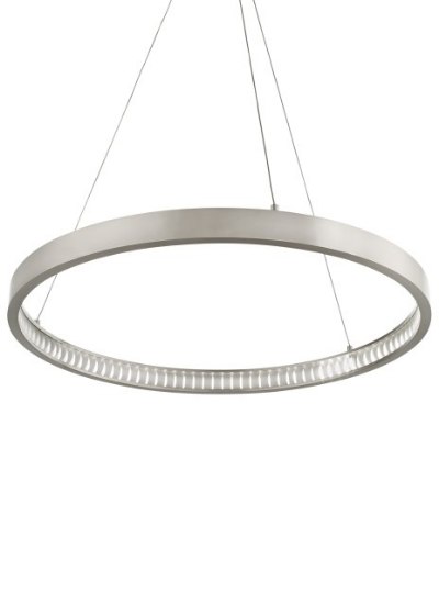 Picture of 28w Bodiam 24k Satin Nickel Integrated LED 80cri Bodiam Suspension 30IN, sn, -LED824