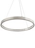 Picture of 28w Bodiam 30k Satin Nickel Integrated LED 80cri Bodiam Suspension 30IN, sn, -LED830