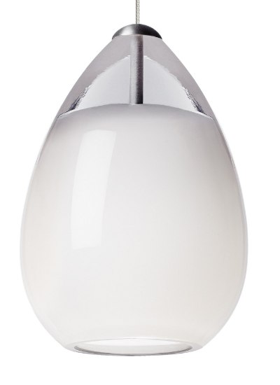 Foto para 50w Alina Satin Nickel FJ-Alina Pend White, sn