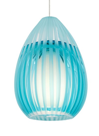 Picture of 35w Ava Chrome FJ-Ava Pendant Aqua, ch