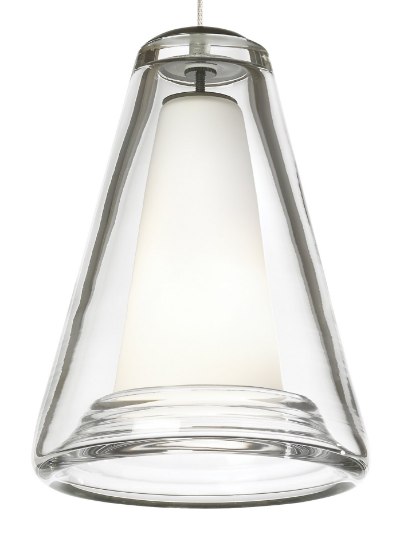 Picture of 35w Billow Satin Nickel FJ-Billow Pendant Clear, sn