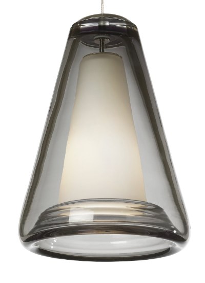 Picture of 35w Billow Chrome FJ-Billow Pendant Smoke, ch