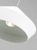 Foto para 8w 500lm Brummel 30k Satin Nickel 80cri FJ-Brummel Pendant WHsn-LEDS830