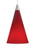 Picture of 8w Cone 30k Satin Nickel 80cri FJ-Cone Pend red, sn LED