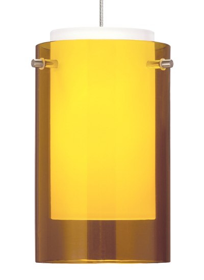 Picture of 8w Mini 30k Chrome 80cri FJ-Mini Echo Pend amber, ch LED