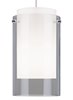 Picture of 8w Mini 30k Satin Nickel 80cri FJ-Mini Echo Pend smoke, sn LED