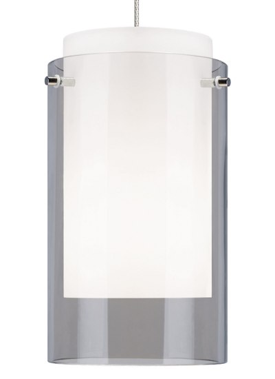 Foto para 8w Mini 30k Satin Nickel 80cri FJ-Mini Echo Pend smoke, sn LED