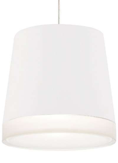 Foto para 50w Henrik Satin Nickel FJ-Henrik Pendant White, sn