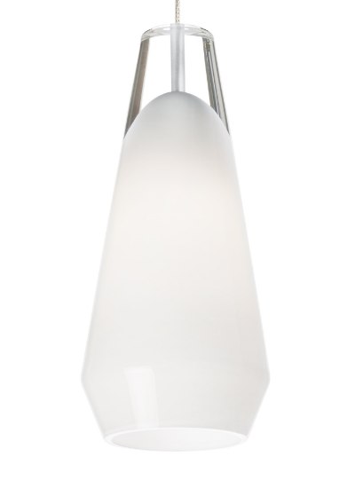 Foto para Lustra Chrome FJ-Lustra Pendant White, ch