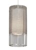 Picture of 50w Manchon Satin Nickel FJ-Manchon Pend Clear, sn