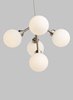 Picture of 2.5w Mara 27k Frosted Glass Globe Aged Brass 90cri FJ-Mara Pendant WH AB -LED927